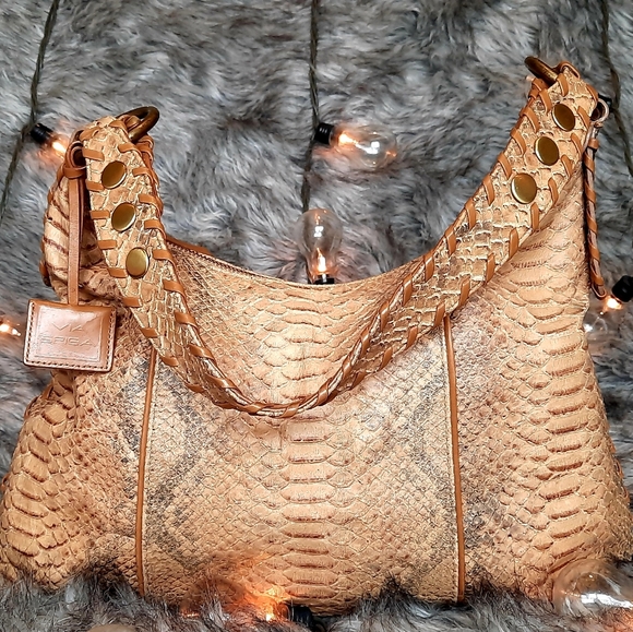 Via Spiga Python Handbag 14x11x4 - Picture 1 of 10